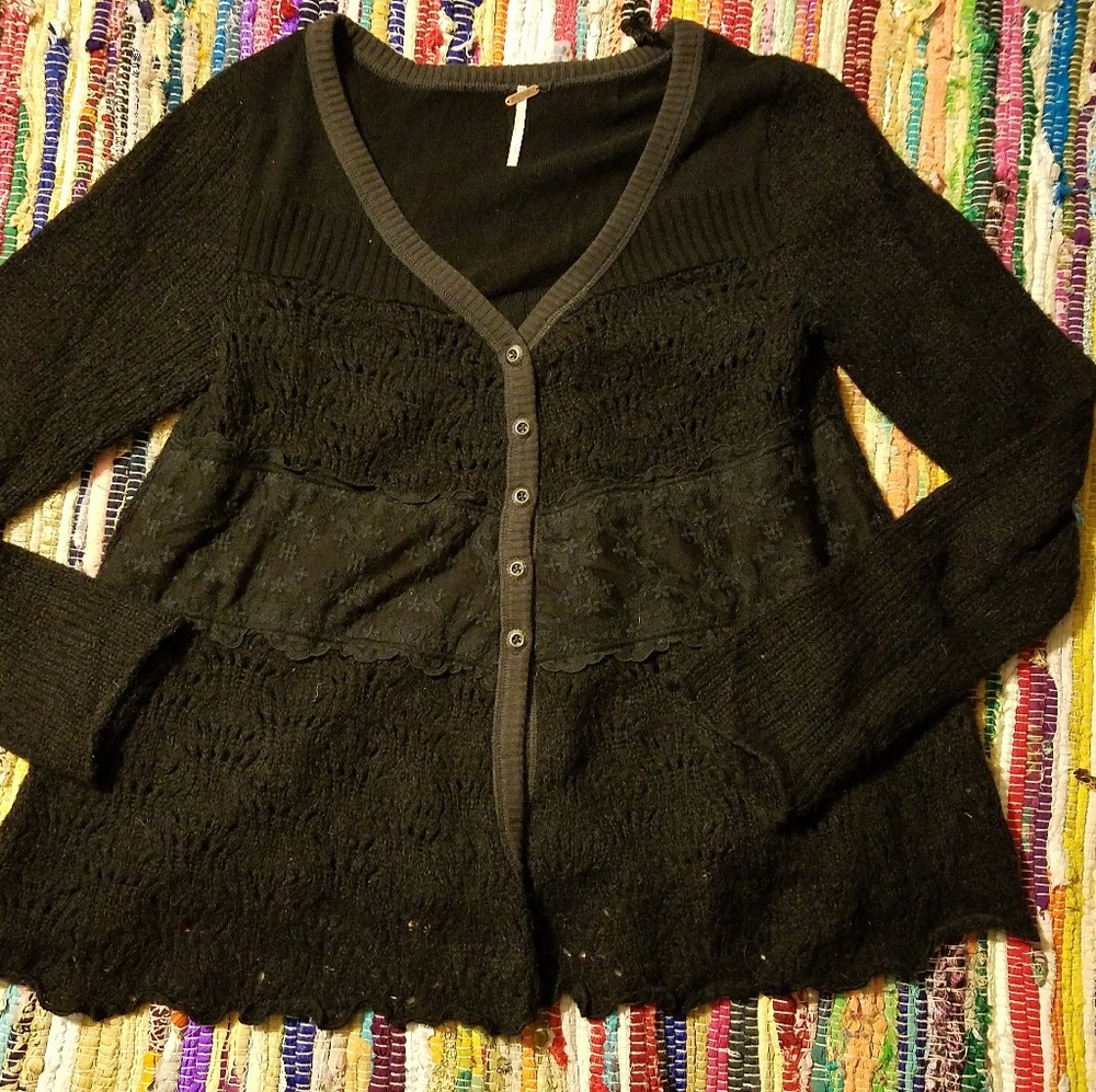 Free People sweater cardigan